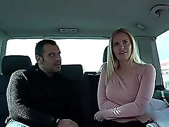 Horny Blonde Throats The Pink Cigar And Fucks In Surreal Backseat Xxx